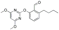 2-[(4,6-DIMETHOXYPYRIMIDIN-2-YL)OXY]-6-BUTYLBENZALDEHYDE Struktur