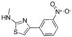 N-METHYL-4-(3-NITROPHENYL)-1,3-THIAZOL-2-AMINE Struktur