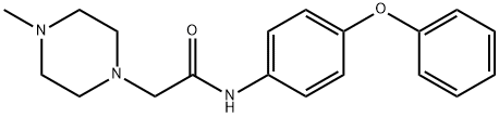 2-(4-METHYLPIPERAZINO)-N-(4-PHENOXYPHENYL)ACETAMIDE Struktur