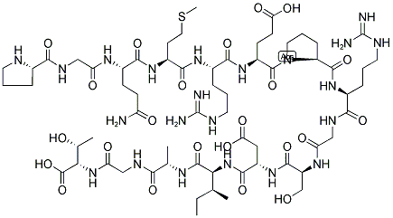 H-PRO-GLY-GLN-MET-ARG-GLU-PRO-ARG-GLY-SER-ASP-ILE-ALA-GLY-THR-OH Struktur