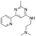 N,N-DIMETHYL-N'-(2-METHYL-6-PYRIDIN-2-YLPYRIMIDIN-4-YL)ETHANE-1,2-DIAMINE Struktur