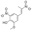 1-(4-HYDROXY-3-METHOXY-5-NITROPHENYL)-2-NITROPROPENE Struktur