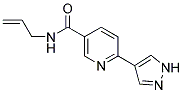 N-ALLYL-6-(1H-PYRAZOL-4-YL)NICOTINAMIDE Struktur