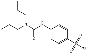 4-(3,3-DIPROPYL-UREIDO)-BENZENESULFONYL CHLORIDE Struktur