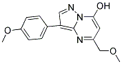 5-(METHOXYMETHYL)-3-(4-METHOXYPHENYL)PYRAZOLO[1,5-A]PYRIMIDIN-7-OL Struktur