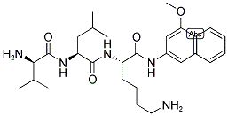 D-VAL-LEU-LYS-4-METHOXY-2-NAPHTHYLAMINE Struktur