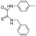 2-(BENZYLAMINO)-N-(4-METHYLPHENYL)-2-THIOXOACETAMIDE Struktur