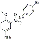 5-AMINO-N-(4-BROMO-PHENYL)-2-METHOXY-BENZENESULFONAMIDE Struktur