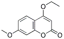 4-ETHOXY-7-METHOXYCOUMARIN Struktur