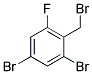 2,4-DIBROMO-6-FLUOROBENZYL BROMIDE Struktur