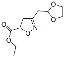 ETHYL 3-(1,3-DIOXOLAN-2-YLMETHYL)-4,5-DIHYDRO-5-ISOXAZOLECARBOXYLATE Struktur