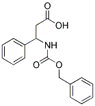 3-BENZYLOXYCARBONYLAMINO-3-PHENYL-PROPIONIC ACID Struktur