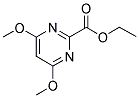 4,6-DIMETHOXYPYRIMIDINE-2-CARBOXYLIC ACID, ETHYL ESTER Struktur