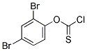 2,4-DIBROMOPHENYL CHLOROTHIOFORMATE Struktur