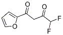 4,4-DIFLUORO-1-(2-FURYL)BUTANEDIONE Struktur