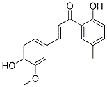 4,2'-DIHYDROXY-3-METHOXY-5'-METHYLCHALCONE Struktur