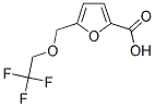 5-[(2,2,2-TRIFLUOROETHOXY)METHYL]-2-FUROIC ACID Struktur