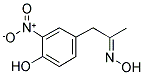 (4-HYDROXY-3-NITROPHENYL)ACETONE OXIME Struktur