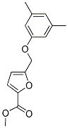 METHYL 5-[(3,5-DIMETHYLPHENOXY)METHYL]-2-FUROATE Struktur