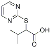 3-METHYL-2-(PYRIMIDIN-2-YLSULFANYL)BUTANOIC ACID Struktur