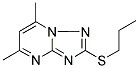 5,7-DIMETHYL-2-(PROPYLSULFANYL)[1,2,4]TRIAZOLO[1,5-A]PYRIMIDINE Struktur