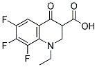 1-ETHYL-6,7,8-TRIFLUORO-4-OXOHYDROQUINOLINE-3-CARBOXYLIC ACID Struktur