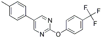 5-(4-METHYLPHENYL)-2-[4-(TRIFLUOROMETHYL)PHENOXY]PYRIMIDINE Struktur