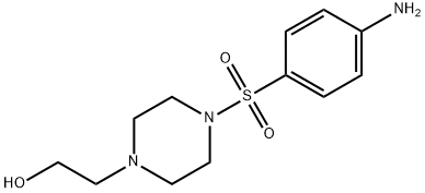 2-[4-(4-AMINO-BENZENESULFONYL)-PIPERAZIN-1-YL]-ETHANOL Struktur