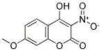 4-HYDROXY-7-METHOXY-3-NITROCOUMARIN Struktur