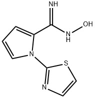 N'-HYDROXY-1-(1,3-THIAZOL-2-YL)-1H-PYRROLE-2-CARBOXIMIDAMIDE Struktur