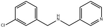 (3-CHLORO-BENZYL)-PYRIDIN-3-YLMETHYL-AMINE Struktur