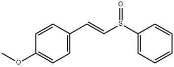 1-METHOXY-4-[2-(PHENYLSULFINYL)VINYL]BENZENE Struktur