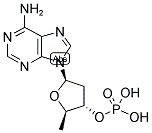 2',5'-DIDEOXYADENOSINE 3'-MONOPHOSPHATE Struktur