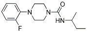 (4-(2-FLUOROPHENYL)PIPERAZINYL)-N-(METHYLPROPYL)FORMAMIDE Struktur