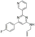 N-ALLYL-6-(4-FLUOROPHENYL)-2-PYRIDIN-3-YLPYRIMIDIN-4-AMINE Struktur