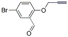 5-BROMO-2-(PROP-2-YNYLOXY)BENZALDEHYDE Struktur