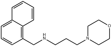 (3-MORPHOLIN-4-YL-PROPYL)-NAPHTHALEN-1-YLMETHYL-AMINE Struktur