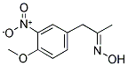 (4-METHOXY-3-NITROPHENYL)ACETONE OXIME Struktur