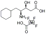 (3S,4S)-4-AMINO-5-CYCLOHEXYL-3-HYDROXY-PENTANOIC ACID TRIFLUOROACETATE SALT Struktur