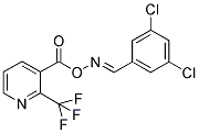 2-AZA-3-(3,5-DICHLOROPHENYL)-1-OXA-1-[2-(TRIFLUOROMETHYL)PYRIDIN-3-YLCARBONYL]PROP-2-ENE Struktur