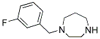 1-(3-FLUORO-BENZYL)-[1,4]DIAZEPANE Struktur