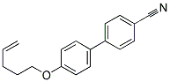 4-CYANO-4'-(4-PENTENYLOXY)-BIPHENYL Struktur