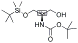 (R)-(+)-N(TERTBUTOXYCARBONYL)-O-(TERTBUTYLDIMETHYLSILYL)SERINOL Struktur