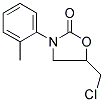 5-(CHLOROMETHYL)-3-(2-METHYLPHENYL)-1,3-OXAZOLIDIN-2-ONE Struktur