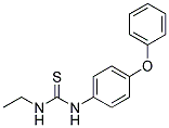N-ETHYL-N'-(4-PHENOXYPHENYL)THIOUREA Struktur