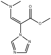 METHYL (E)-3-(DIMETHYLAMINO)-2-(1H-1,2,4-TRIAZOL-1-YL)-2-PROPENOATE Struktur