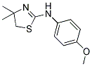 (4,4-DIMETHYL-4,5-DIHYDRO-THIAZOL-2-YL)-(4-METHOXY-PHENYL)-AMINE Struktur