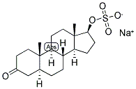 5-ALPHA-ANDROSTAN-17-BETA-OL-3-ONE SULPHATE, SODIUM SALT Struktur