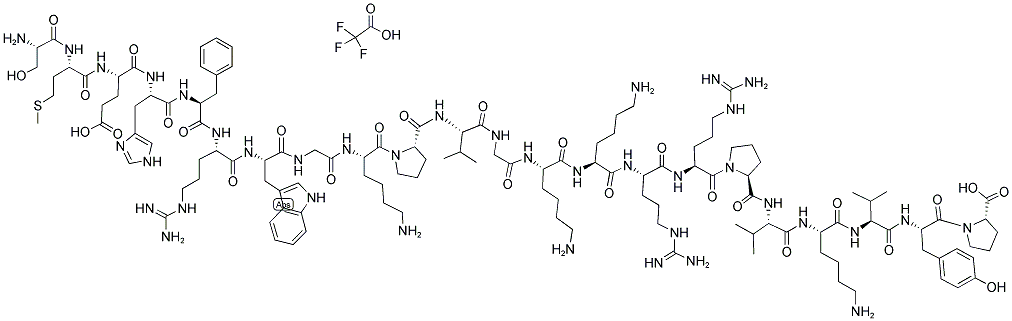 ACTH (3-24) (HUMAN, BOVINE, MOUSE, OVINE, PORCINE, RABBIT, RAT) TRIFLUOROACETATE SALT Struktur