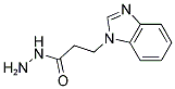 3-(1H-BENZIMIDAZOL-1-YL)PROPANOHYDRAZIDE Struktur